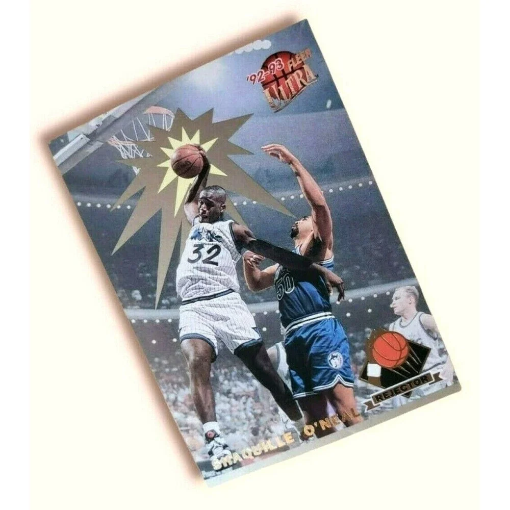 1992-93 Fleer Ultra Shaquille O'Neal Rejector Rookie Card #4 Shaq Orlando Magic